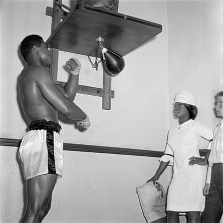 Muhammad Ali in London, 1966.
