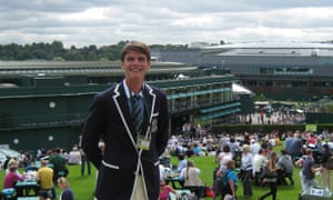 The tennis umpire Denis Pitner at Wimbledon in 2011, taken from the Croat’s Facebook page