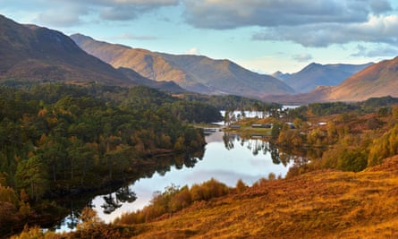 Loch Affric, in the glen of the same name.