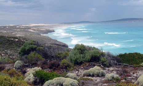 The rugged coastline within Lincoln national park, near Port Lincoln