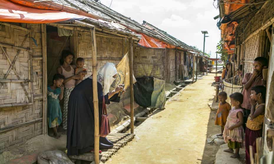 Rohingya women in Cox’s Bazar refugees camp, Bangladesh