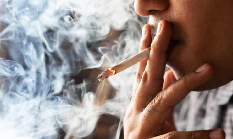 young person smoking