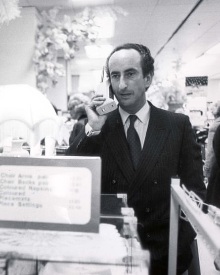 Ralph Halpern in Debenhams, Oxford Street, which he transformed from a dowdy department store to a light-filled ‘exciting’ retail space