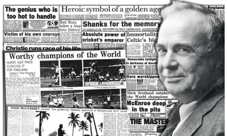 Obituary Image of Hugh McIlvanney, doyen of sportswriting, dies aged 84