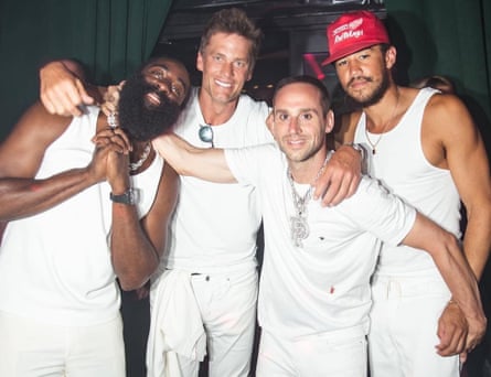 Fanatics founder and CEO Michael Rubin, crushing it at his annual Hamptons white party in July.