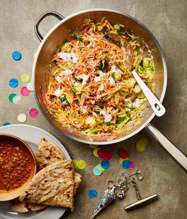 Meera Sodha’s root vegetable pachadi.