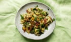 Nigel Slater's recipe for courgettes with orzo and guanciale