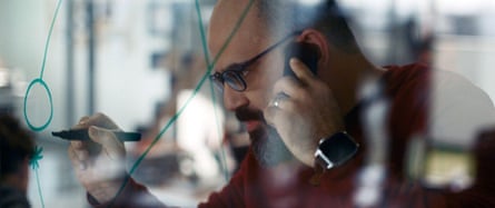A rescue worker pinpoints Hind’s position in an image from the film.