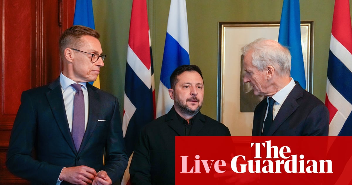 Finnish and Norwegian leaders hold rare ‘frank and substantive’ call with Putin on Ukraine – Europe live