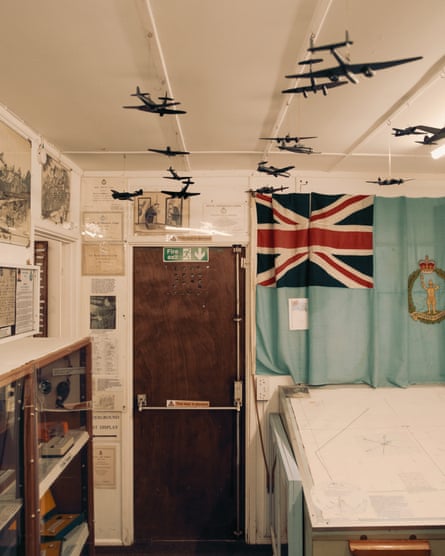 model planes on display inside the museum