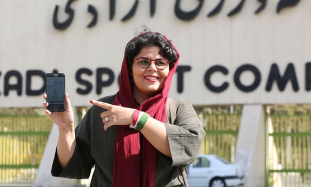 Iranian sports journalist Raha Pourbakhsh