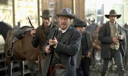 Relishing every melodramatic flourish … Gambon in Kevin Costner’s western Open Range (2003).