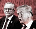 Anthony Albanese and Donald Trump