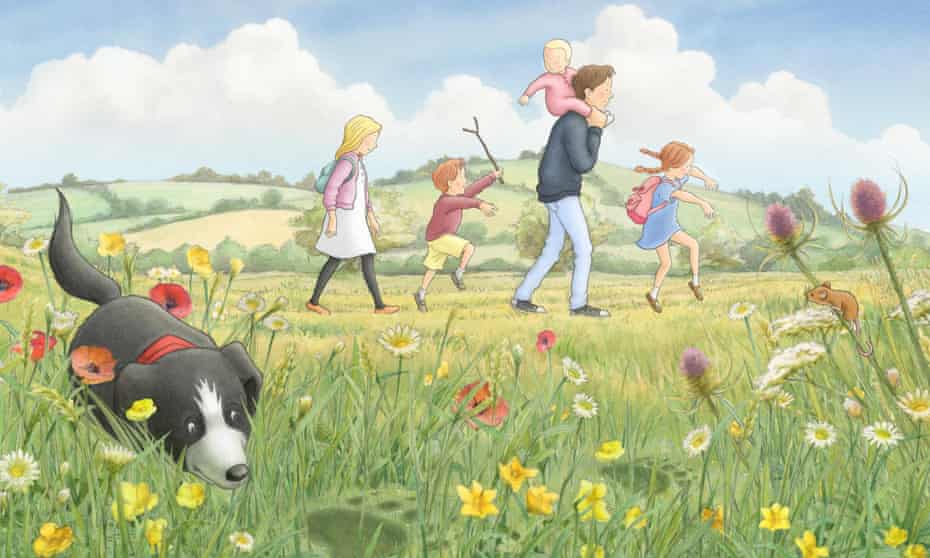 An illustration from We’re Going On A Bear Hunt