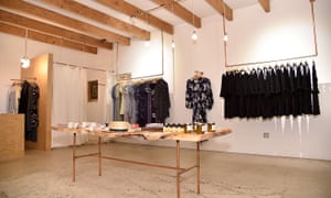 Christy Dawn in California uses ‘dead stock’ fabric to make ‘sustainable’ clothes.