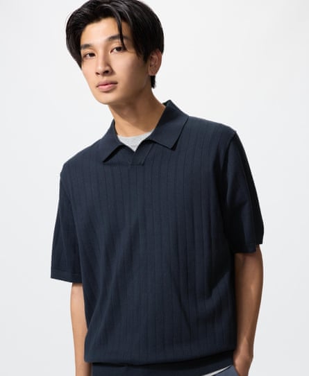 Uniqlo Washable Knit Polo Sweater