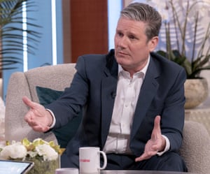 Keir Starmer on ITV’s Lorraine this morning.