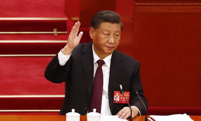 Xi Jinping tightens grip on power as China’s Communist party elevates his status (theguardian.com)