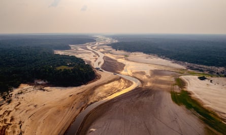 Aerial view of the Amazon basin