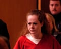 a woman walks in court