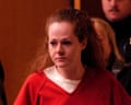 a woman walks in court