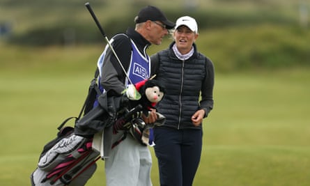 Johanna Gustavsson of Sweden at last summer’s Women’s Open at Royal Troon, a tournament which did survive the pandemic.