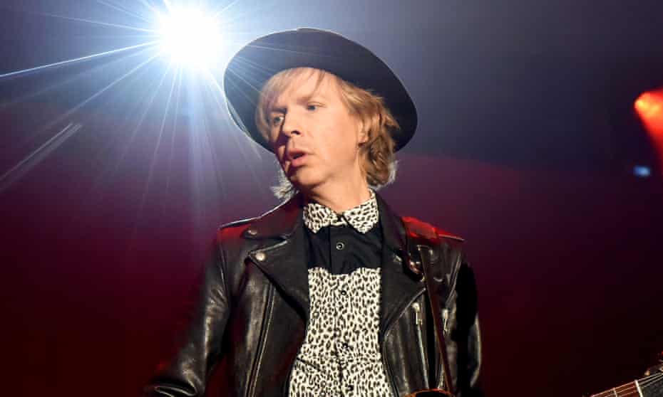 Beck performing in 2018