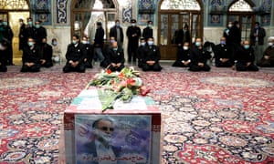 Mohsen Fakhrizadeh’s coffin