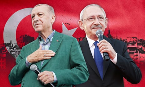 Recep Tayyip Erdoğan and Kemal Kılıçdaroğlu.