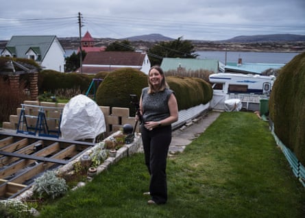 Social influencer Roxy King-Clark at her home in Stanley