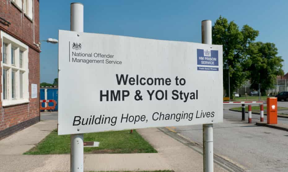 Sign outside HM Prison Styal