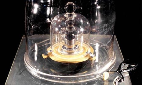 the international prototyp of the kilogram under bell jars at saint cloud paris france