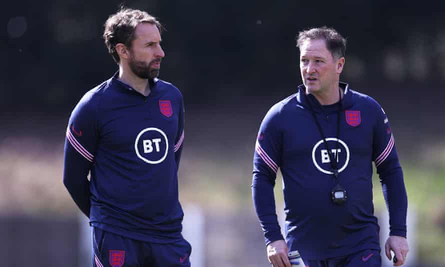 Gareth Southgate with Steve Holland