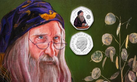 The 50p coin featuring Prof Albus Dumbledore, with King Charles on the reverse. 