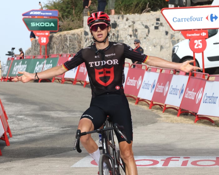 Vuelta a España: Marco Brenner wins stage 14 but extreme heat forces shorter stage 15