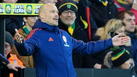 Freddie Ljungberg 'proud' of Arsenal after draw with Norwich City on managerial debut – video 