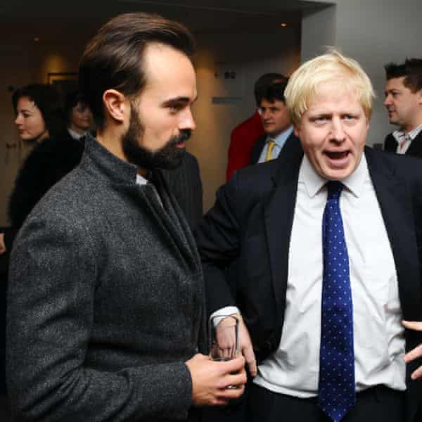 Boris Johnson granted the Russian-born newspaper owner Evgeny Lebedev, left, a seat in the House of Lords.