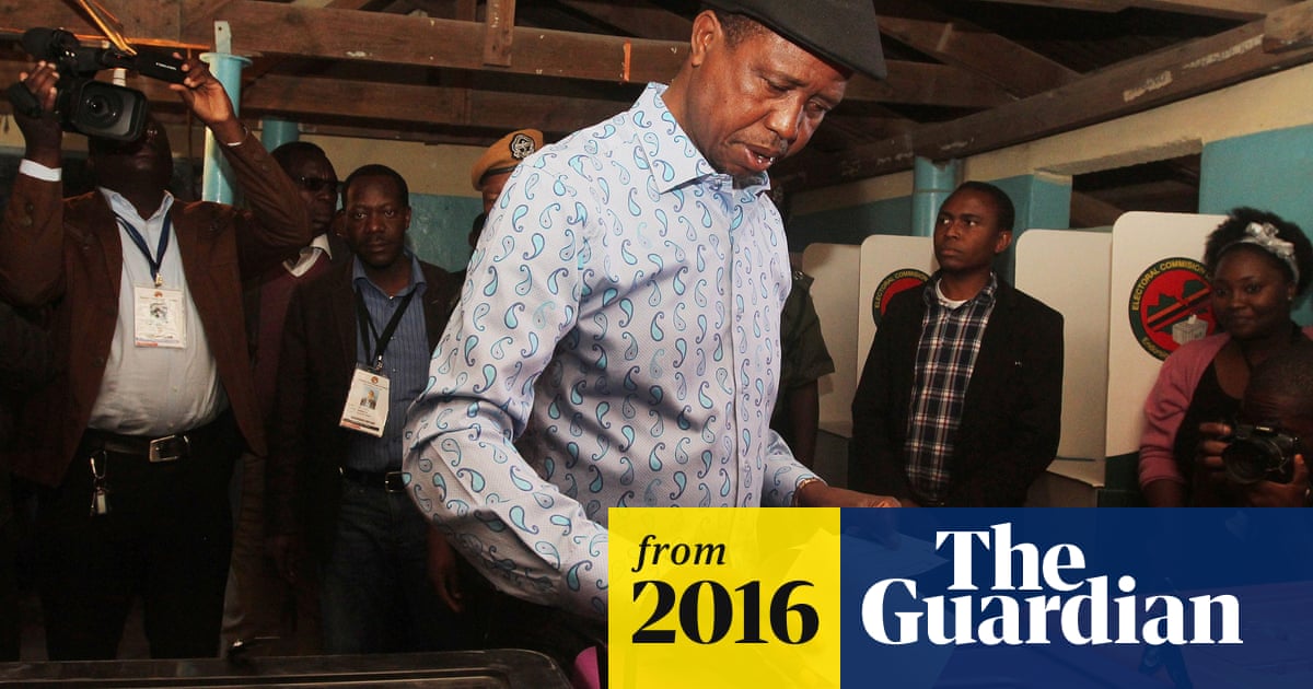 Zambia Elections Opposition Cries Foul As President Voted Back In Zambia The Guardian