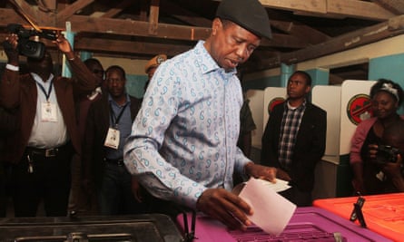 Zambia Elections Opposition Cries Foul As President Voted Back In Zambia The Guardian