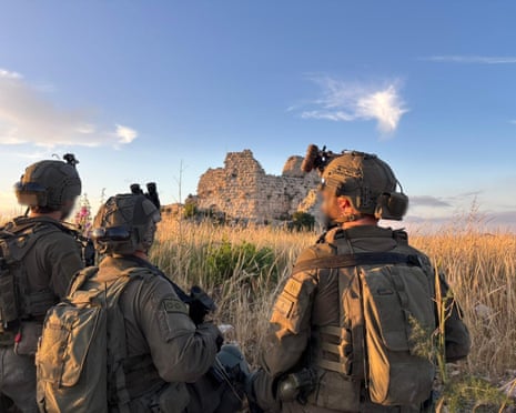 Images released by the IDF show Israeli forces at the Beaufort Castle in southern Lebanon.