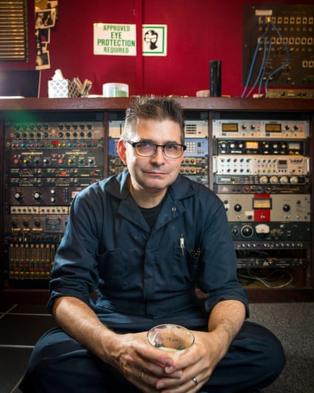 Steve Albini at his studio Electrical Audio in 2014. He engineered more than 3,000 records over his lifetime.