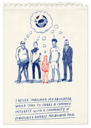 Melbourne soccer cartoon
