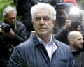 Max Clifford arrives for sentencing at Southwark crown court in London in 2014.