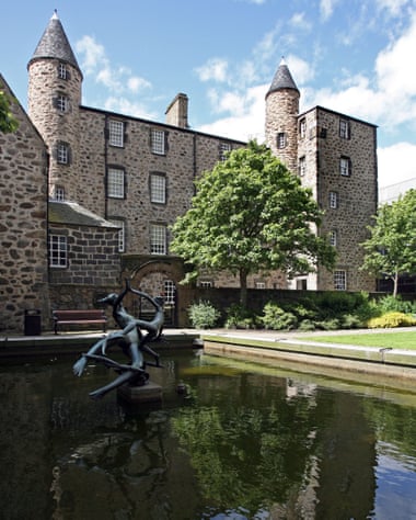 Historic building Provost Skene House in Aberdeen, Scotland, UK.