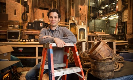 Thomas Kail, the Hamilton director, pictured at the Richard Rodgers theatre in New York City.