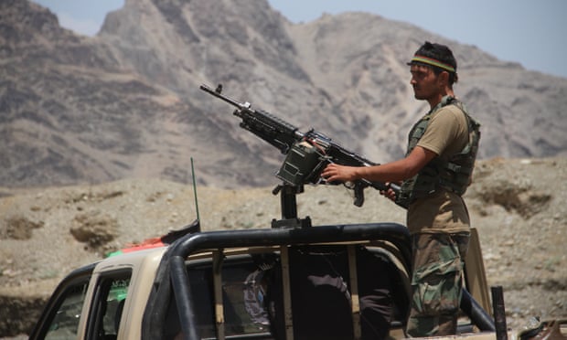Afghan security forces in Nangarhar province.