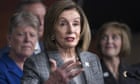 Protester crying 'treason' disrupts opening of Trump impeachment hearing - live
