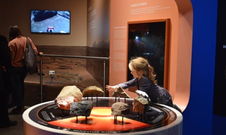 One of the writer’s children looking at a display on Mars at the National Space Centre, Leicester, UK.
