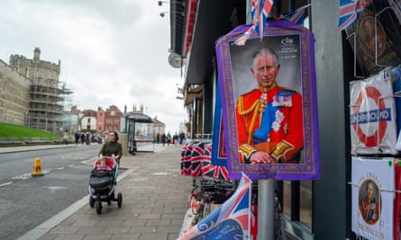The town of Windsor prepares for the coronation of King Charles III.