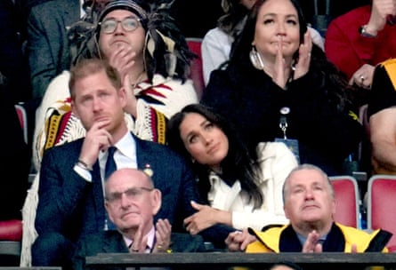 Prince Harry and Meghan at the opening ceremonies of the 2025 Invictus Games in Vancouver, Canada.